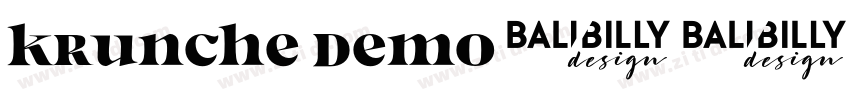 Krunche DEMO字体转换